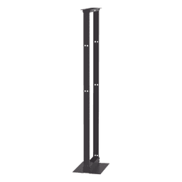 Rack de Dos Postes / 19 Pulgadas / 45 Unidades / Aluminio / Carga 1000 lbs (453 kg) / Rieles Numerados #12-24