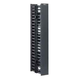 Organizador Vertical de Cables / Doble Cara / 45 RU / 5x12in / 4.9in Ancho / 6.9ft Altura / Negro