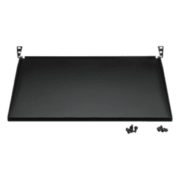 Charola para Rack / 19" / 1U / Carga 20 kg (44 lb) / Acero / Montaje Frontal