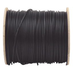 Cable Coaxial RG6 / 305 m (1000 ft) / Malla 96% / Blindaje Superior / Intemperie FR-PVC / Impedancia 76Ω