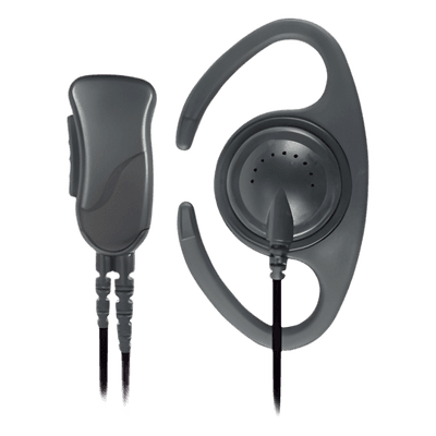 Micrófono de Solapa / Auricular D-Loop / Cable 71 cm / PTT DST / Pin Simple / Motorola MOTOTRBO