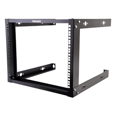 Rack Abierto de montaje en Pared, de 19in, 8 Unidades de rack