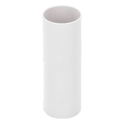 Cople de Unión para Tubería Rígida / PVC Auto-extinguible Libre de Halógenos / 25 mm / Instalaciones Eléctricas y Telecomunicaciones / Compatible Seguridad y Control