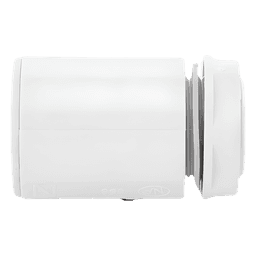 Conector de tubería rígida a caja (Racor), PVC Auto-extinguible, de 25 mm