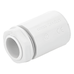 Conector de tubería rígida a caja (Racor), PVC Auto-extinguible, de 50 mm