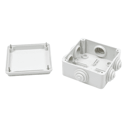 Caja de Derivación Estanca / 6 Entradas / IP55 / IK08 / 100x100x50 mm / Libre de Halógenos / -24 a 60°C
