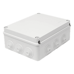 Caja Estanca de Derivación / 12 Entradas / IP55 / IK08 / 240x190x90 mm / Libre de Halógenos / -24 a 60°C
