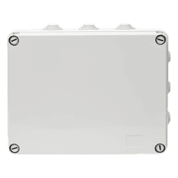 Caja Estanca de Derivación / 12 Entradas / IP55 / IK08 / 240x190x90 mm / Libre de Halógenos / -24 a 60°C