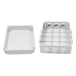 Caja Estanca de Derivación / PVC Autoextinguible Libre de Halógenos / 12 Entradas / IP55 / IK08 / 300x220x120 mm / -24°C a 60°C