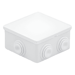 Caja Estanca de Derivación / PVC Libre de Halógenos / 10 Entradas / IP55 / IK08 / 150x110x70 mm (5.9x4.3x2.7 in) / -24°C a 60°C