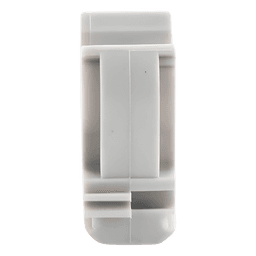 Soporte de presión (Abrazadera), PVC Auto-extinguible, abierto para tubería de 16 mm 