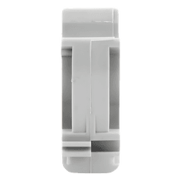 Soporte de presión (Abrazadera), PVC Auto-extinguible, abierto para tubería de 20 mm