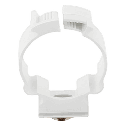 Soporte de collar (Abrazadera), PVC Auto-extinguible, cerrado para tubería de 32 mm