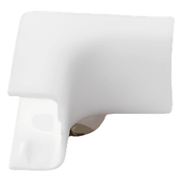 Esquinero interior de PVC auto extinguible,  para canaleta TMK0812 (3 piezas) (5020-02001)