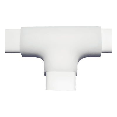 Sección en "T " de PVC auto extinguible, para canaleta TMK0812 (3 Piezas) (5040-02001)