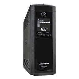 UPS de 1500 VA/900 W, Topología Línea Interactiva, Entrada 120 Vca NEMA 5-15P, Tipo Mini Torre, Con 12 Tomas NEMA 5-15R
