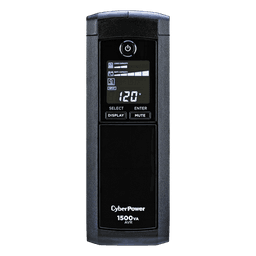 UPS de 1500 VA/900 W, Topología Línea Interactiva, Entrada 120 Vca NEMA 5-15P, Tipo Mini Torre, Con 12 Tomas NEMA 5-15R