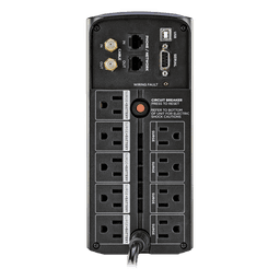 UPS de 1000 VA/600 W, Topología Línea Interactiva, Entrada 120 Vca NEMA 5-15P, Tipo Mini Torre, Con 9 Tomas NEMA 5-15R