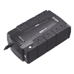 UPS de 425 VA/255 W, Topología Standby, Entrada 120 Vca NEMA 5-15P, Tipo Gabinete Compacto, Con 8 Tomas NEMA 5-15R