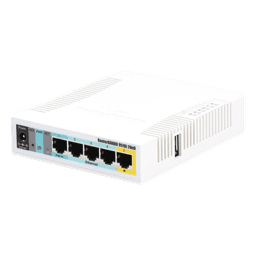 (hAP Lite) 4 Puertos Fast Ethernet y  Wi-Fi 2.4 GHz 802.11 b/g/n