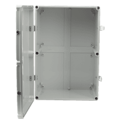 Gabinete Plástico para Exterior / IP65 / 560 x 380 x 265 mm / ABS / -20 a 60°C / Cierre por Broche