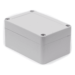 Gabinete Plástico para Exterior / IP65 / 100 x 68 x 50 mm / ABS Resistente a Intemperie / -20 a 60°C / Cierre por Tornillos