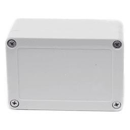 Gabinete Plástico para Exterior / IP65 / 100 x 68 x 50 mm / ABS Resistente a Intemperie / -20 a 60°C / Cierre por Tornillos