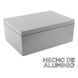 Gabinete para Exterior / Aluminio / IP66 / 390 x 280 x 158 mm / -40 a 120 °C / Montaje en Pared