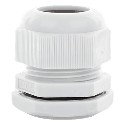 Conector Tipo Glándula / Plástico / Cable 18 a 25 mm / Rosca 36 mm (1 7/16 pulgadas) / Sellado IP