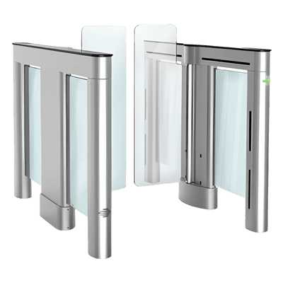 Torniquete Óptico Bidireccional Serie Supervisor 5000 / El Más Estético y Delgado del Mercado / Hojas de Cristal de 35".