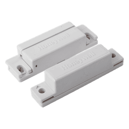 Contacto magnético de superficie con salida NC y NO (SPDT) para puertas y ventanas, resistor de fin de línea oculto
