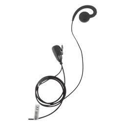 Micrófono de solapa con audífono ajustable / Cable reforzado con Kevlar / PTT integrado / Gancho de oreja de grado médico / Compatible HYTERA PD-706/PD-786/PT-580