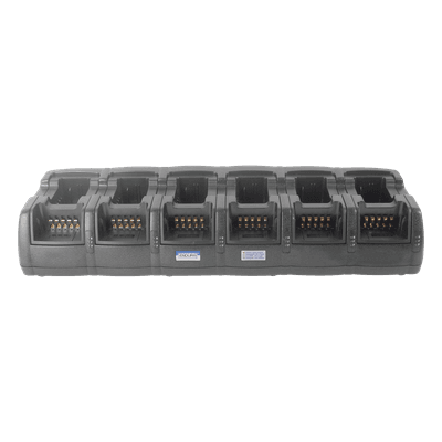 Multicargador / 12 Cavidades / 20.0 x 5.8 Pulgadas / Entrada 100V-240V / Li-Ion LiPo NiMH NiCd / Compatible Kenwood TK y NX