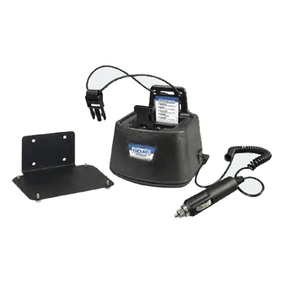 Cargador vehicular / 6 cavidades simultáneas / Fuente universal 100-240 VCA / Prevención de sobrecarga / Adaptadores intercambiables