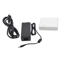 RouterBoard / 5 Puertos Fast Ethernet / 4 con PoE Pasivo / USB 2.0 / CPU 650 MHz / Rango -30°C a +70°C