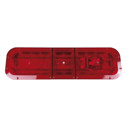 Barra de luces LED de 47" con 86 LED de alta potencia, color rojo, ideal para equipar ambulancias y unidades de bomberos
