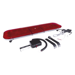 Barra de luces LED de 47" con 86 LED de alta potencia, color rojo, ideal para equipar ambulancias y unidades de bomberos