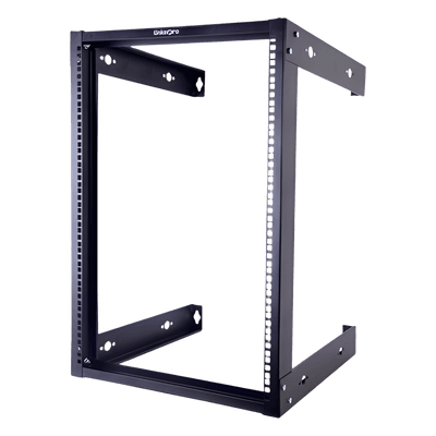 Rack Abierto de montaje en Pared, de 19in, 16 unidades de rack