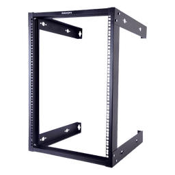Rack Abierto de montaje en Pared, de 19in, 16 unidades de rack