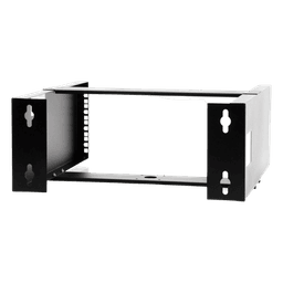 Rack Abierto de Pared / 19" / 4U / Acero Calibre 18 / Carga 20 kg / 500 mm (19.7 in) de Profundidad