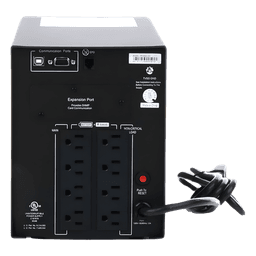 UPS de 1500 VA/1500 W, Topología Línea Interactiva, Entrada 120 Vca NEMA 5-15P, Onda Senoidal Pura, Mini Torre, Con 8 Tomas NEMA 5-15R