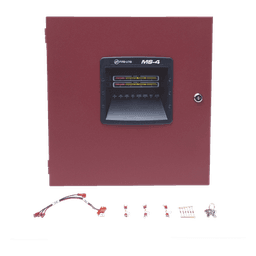 Panel de detección y alarma contra incendio convencional de 4 zonas, compatible con detectores i3 de System Sensor