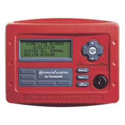 Anunciador remoto LCD de 80 caracteres para paneles de detección de incendio direccionables
