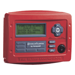 Anunciador remoto LCD de 80 caracteres para paneles de detección de incendio direccionables