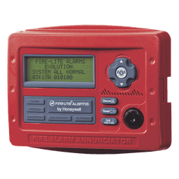 Anunciador remoto LCD de 80 caracteres para paneles de detección de incendio direccionables