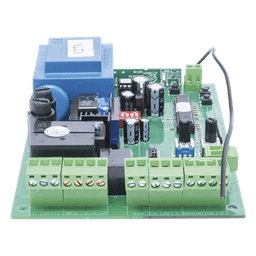 Tarjeta de Control Electrónico / Motor Corredizo 1200 RPM / Pantalla LCD / Conectividad Inalámbrica / IP44 / 110-120 VCA