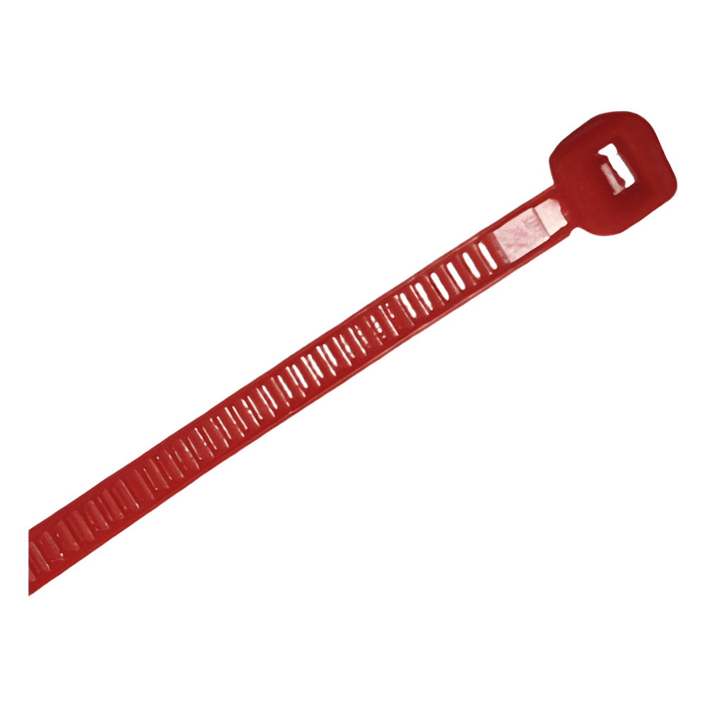 Cincho de nylon color rojo 4.8 x 300mm (100pzs) (4200-04003) 