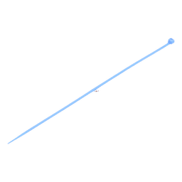 Cincho de nylon color azul 4.8 x 300mm (100pzs) (4200-04005)