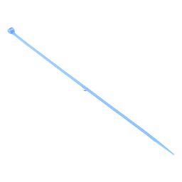 Cincho de nylon color azul 4.8 x 300mm (100pzs) (4200-04005)