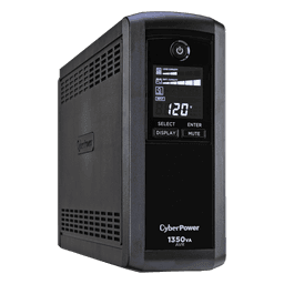 UPS de 1350 VA/815 W, Topología Línea Interactiva, Entrada 120 Vca NEMA 5-15P, Tipo Mini Torre, Con 10 Tomas NEMA 5-15R